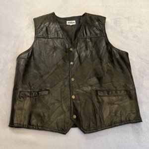 Ashburn Men's Leather Vest XL